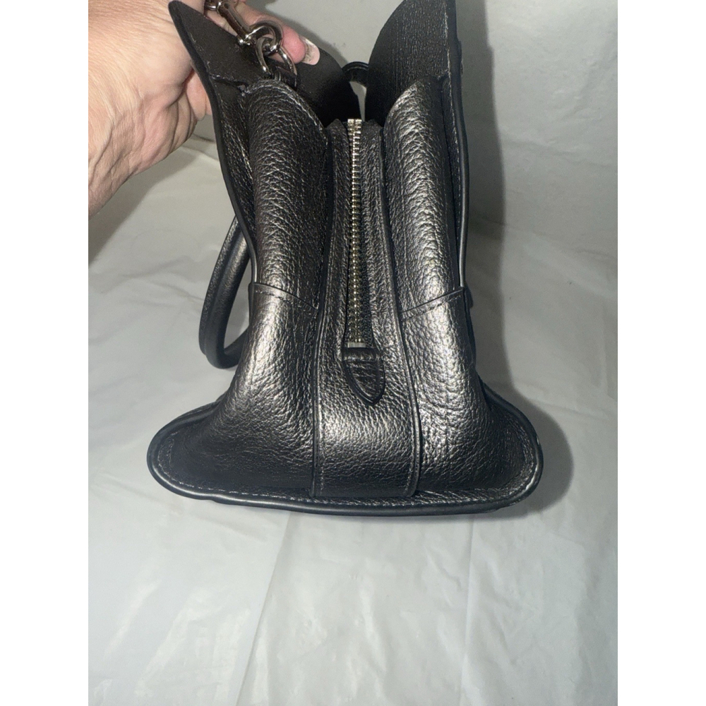 Coach Black Leather Tote Bag - Picture 11 of 14